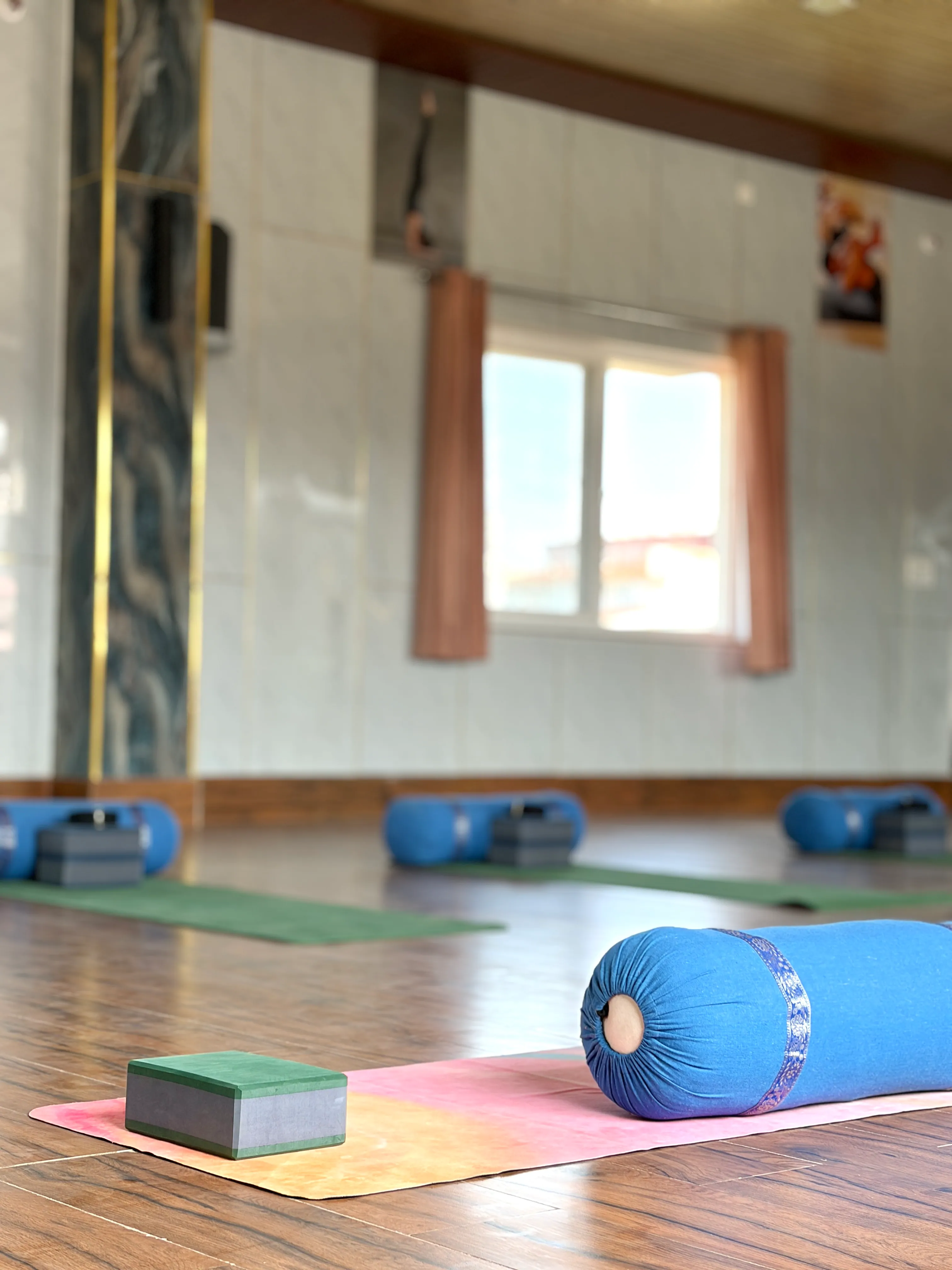 Students at India Yoga Ashram